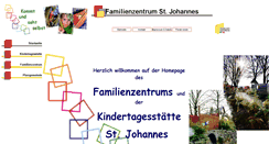 Desktop Screenshot of familienzentrum-st-johannes.de
